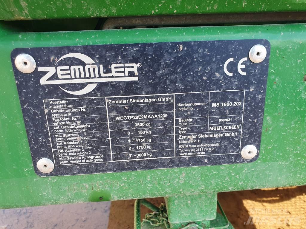 Zemmler MS 1600 Mobilní třídiče