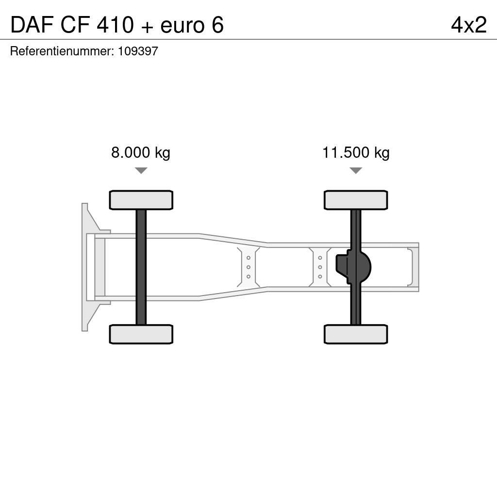 DAF CF 410 + euro 6 Tahače