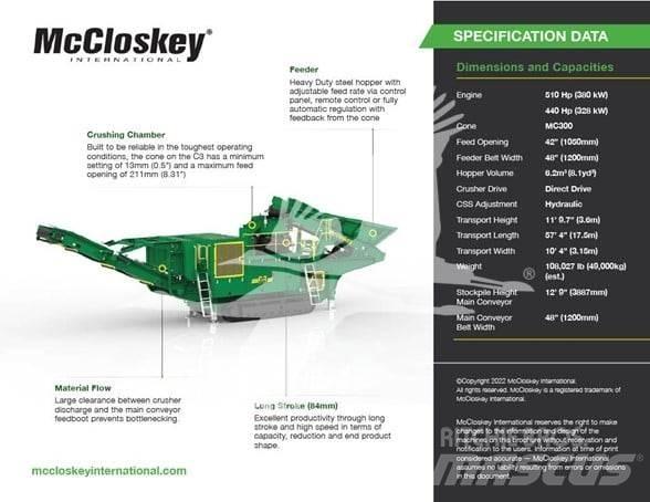 McCloskey C3 Drtící zařízení