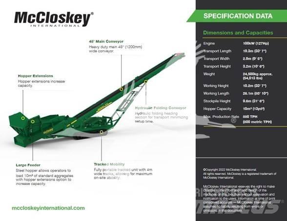 McCloskey RF80 Dopravníky
