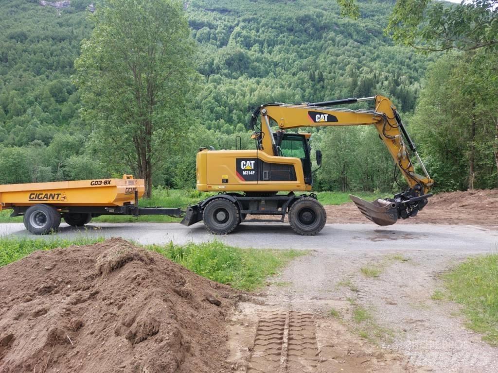 CAT M 314 F Kolová rýpadla