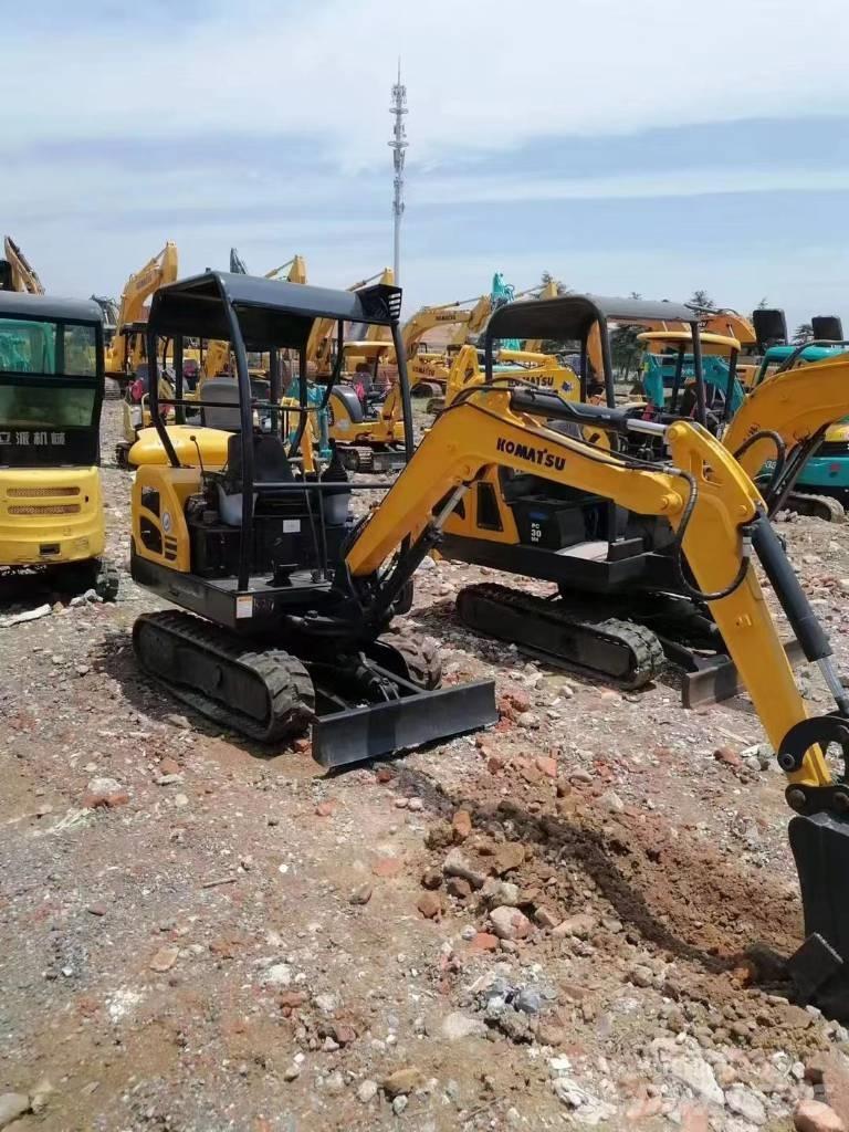 Komatsu PC18 Pásová rýpadla