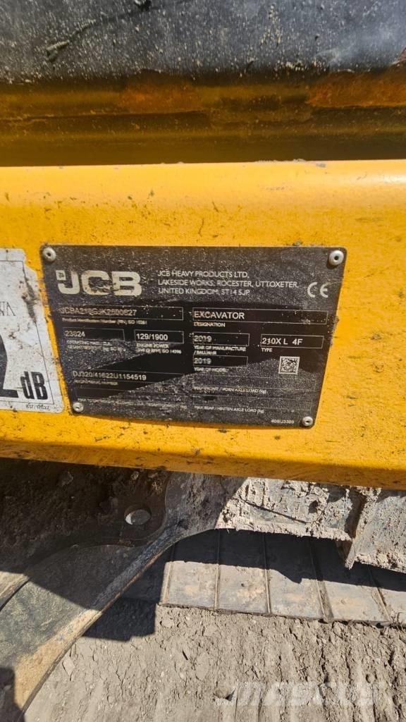 JCB 210 Pásová rýpadla