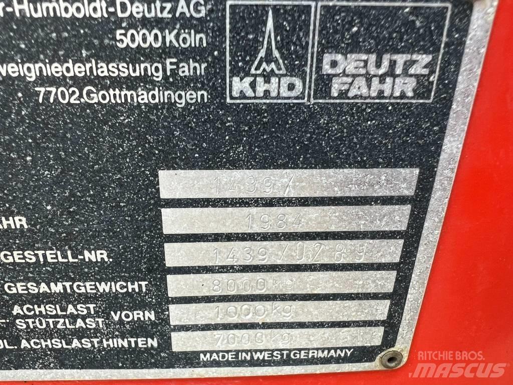 Deutz Fahr F 570 Samosběrné vozy