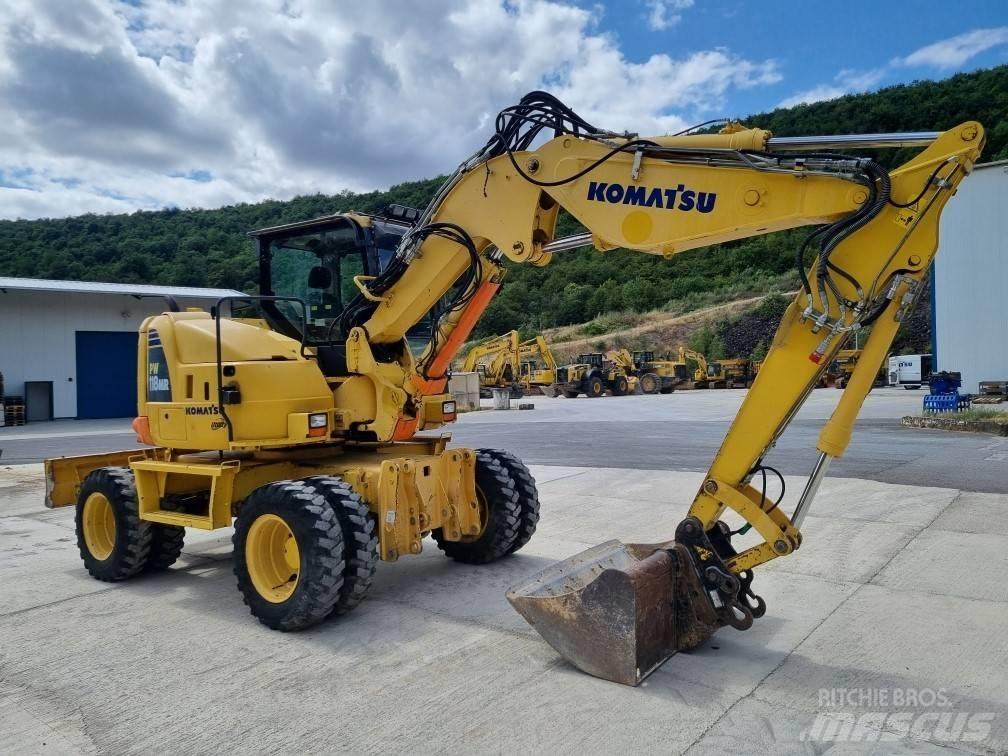 Komatsu PW 118 MR-8 Kolová rýpadla