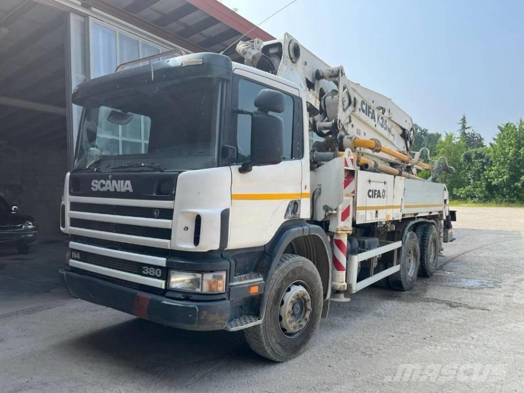 Scania P 114-380 Nákladní auta s čerpadly betonu
