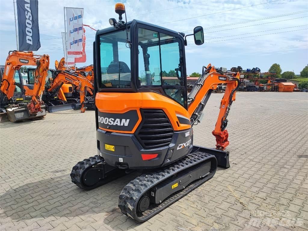 Doosan DX27z Mini rýpadla < 7t