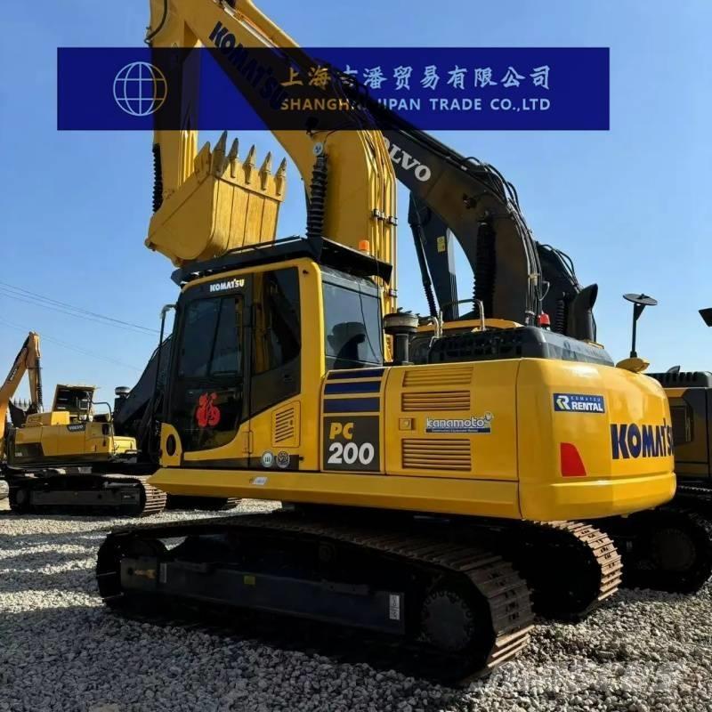 Komatsu PC 200-7 Pásová rýpadla
