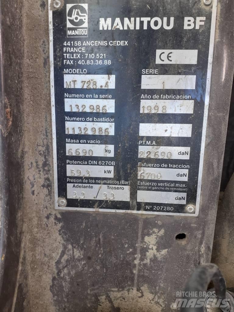 Manitou MT 728-4 Teleskopické manipulátory