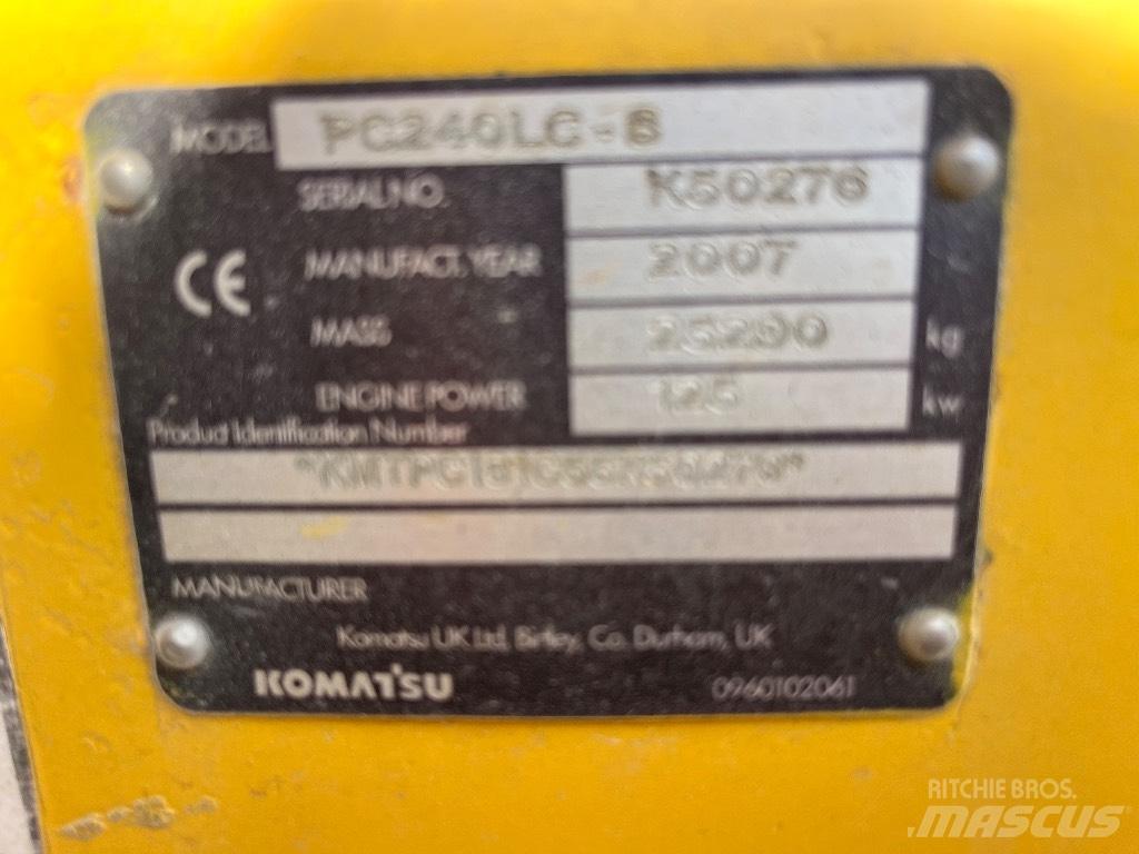 Volvo Pc240-7 Pásová rýpadla