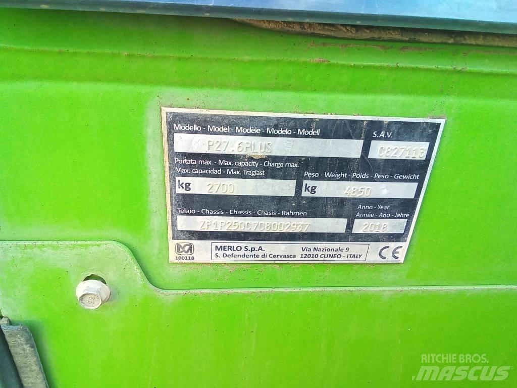 Merlo P 27.6 Plus Teleskopické manipulátory