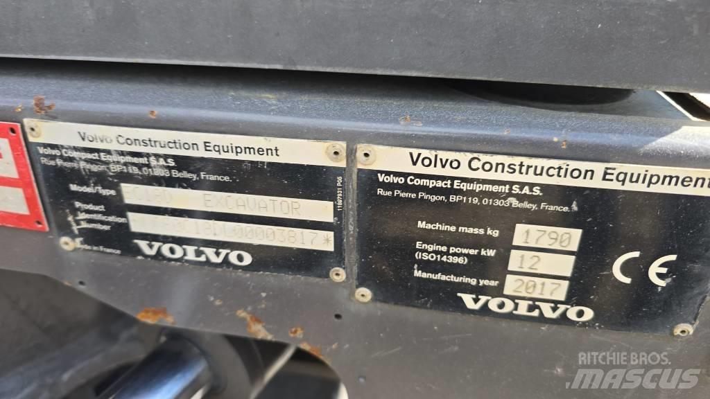 Volvo EC 18 Mini rýpadla < 7t