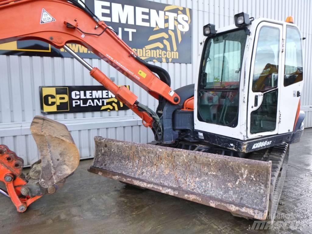 Kubota KX 080-3 A Midi rýpadla 7t - 12t