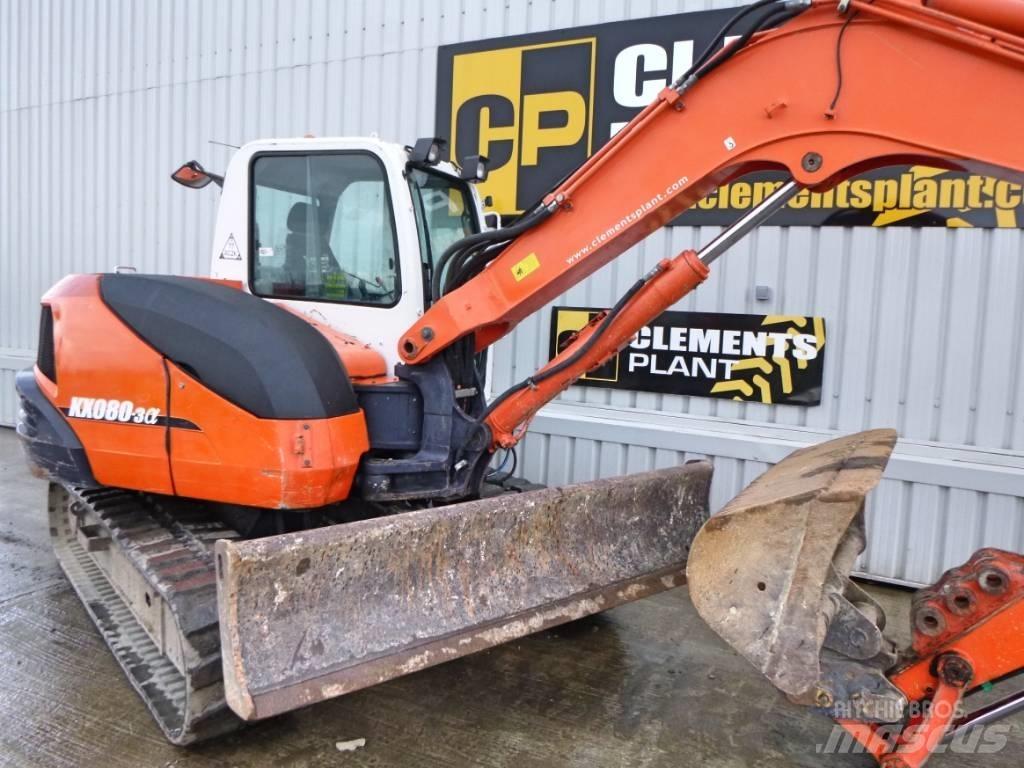 Kubota KX 080-3 A Midi rýpadla 7t - 12t