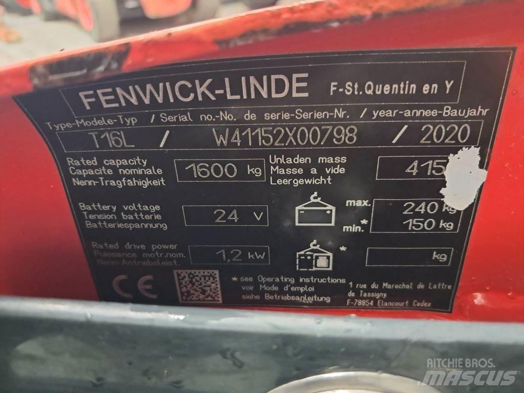 Linde T16L Ruční paletový vozík