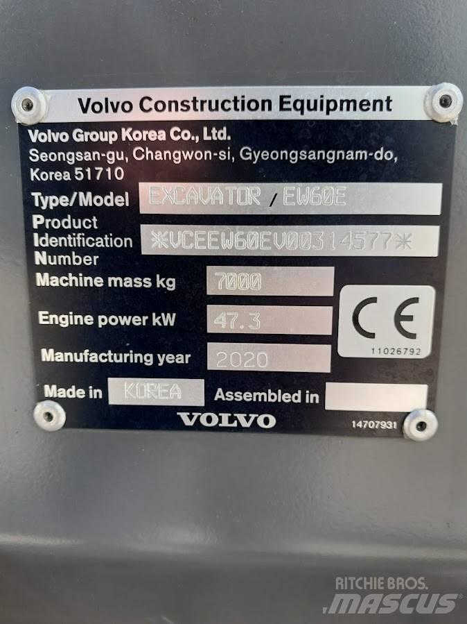 Volvo EW 60 E Kolová rýpadla