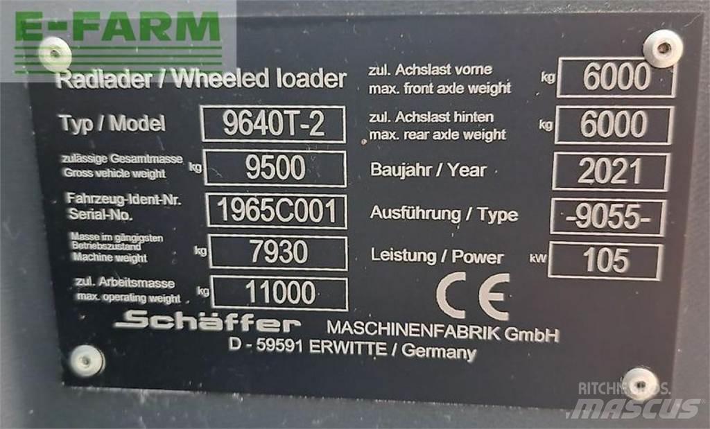 Schäffer 9640 t-2 Teleskopické nakladače pro zemědělství