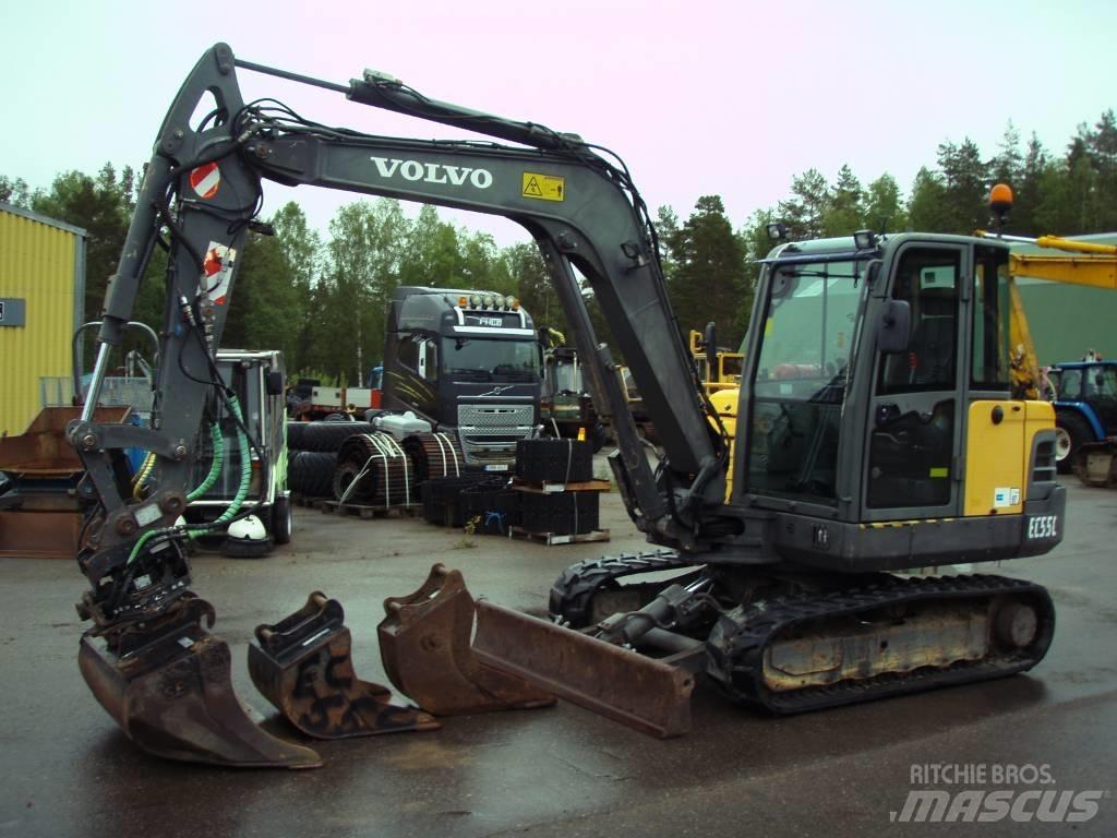 Volvo EC 55 C Mini rýpadla < 7t