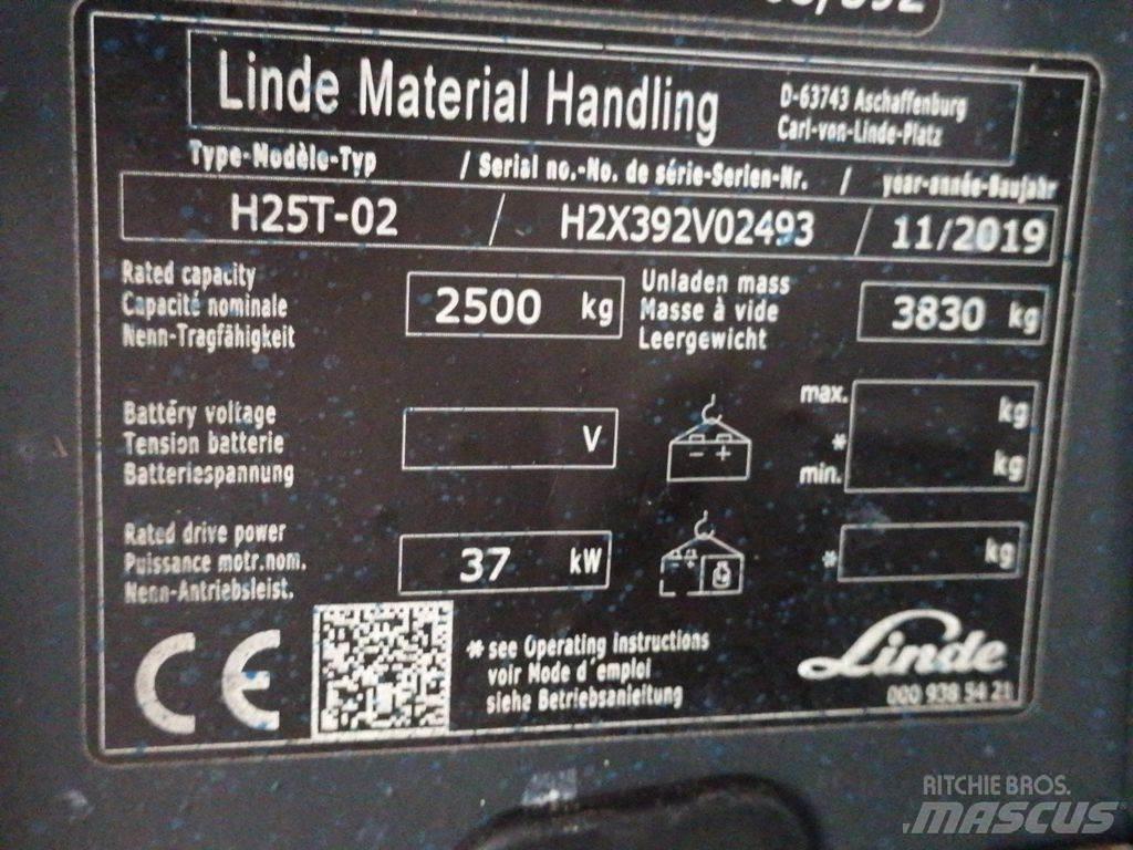 Linde H25T-02 Akumulátorové vozíky
