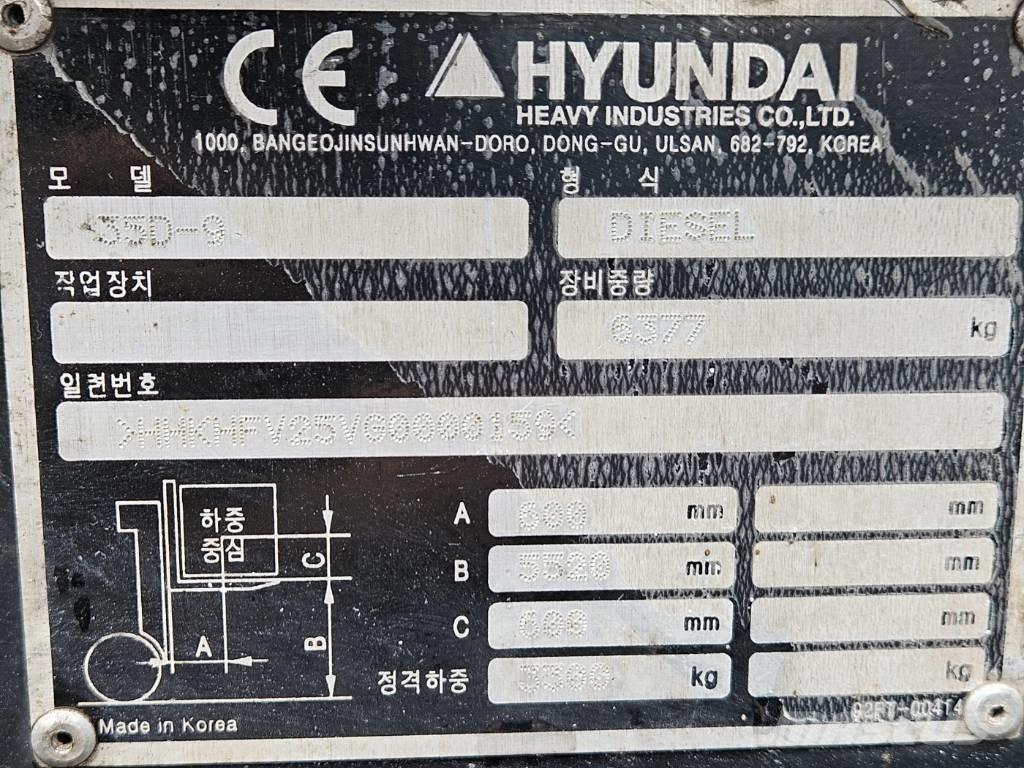 Hyundai 35d-9 Dieselové vozíky
