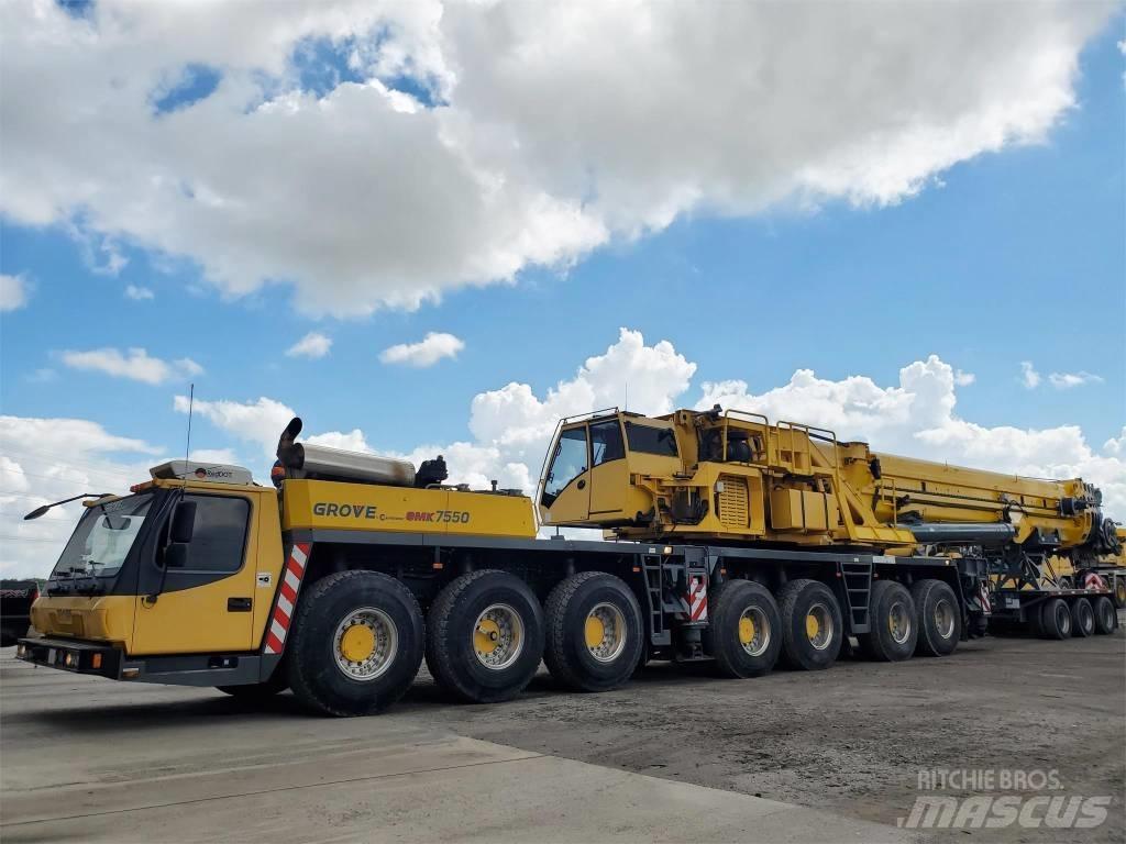 Grove GMK 7550 Univerzální terénní jeřáby