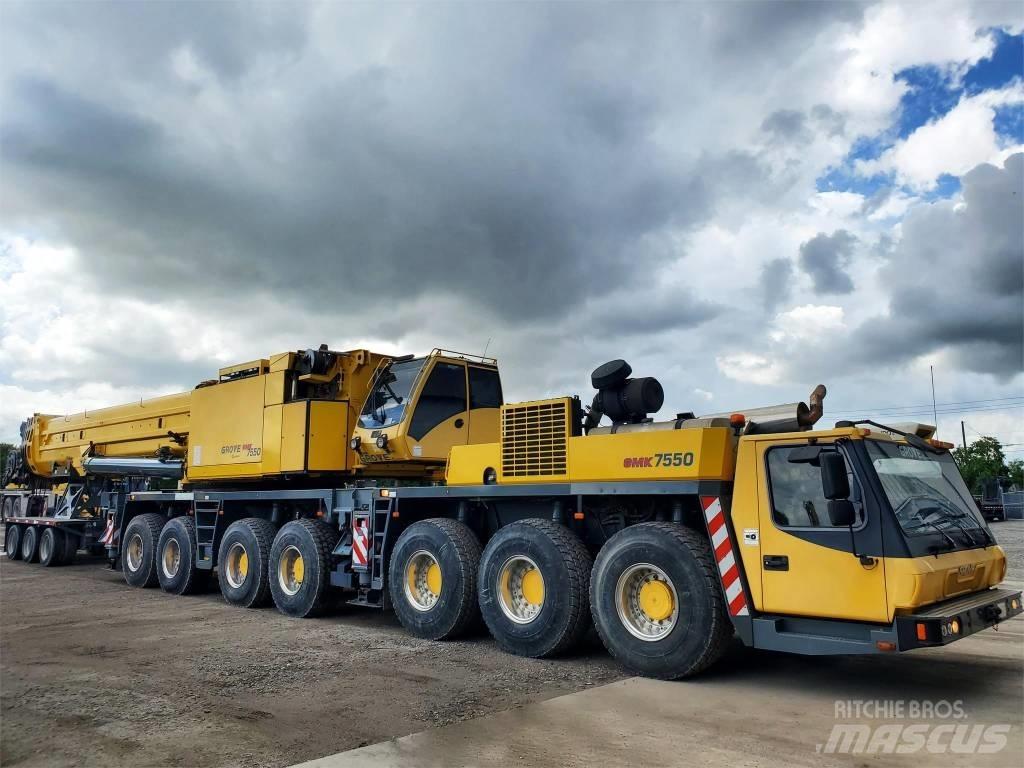 Grove GMK 7550 Univerzální terénní jeřáby