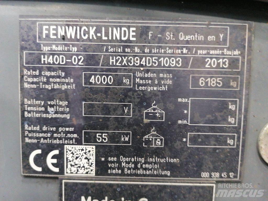 Linde H40D-02 Dieselové vozíky