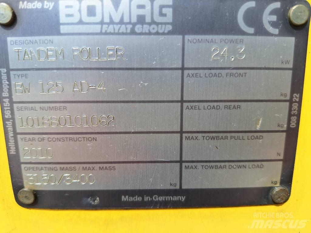 Bomag BW 125 AD-4 Tandemové válce