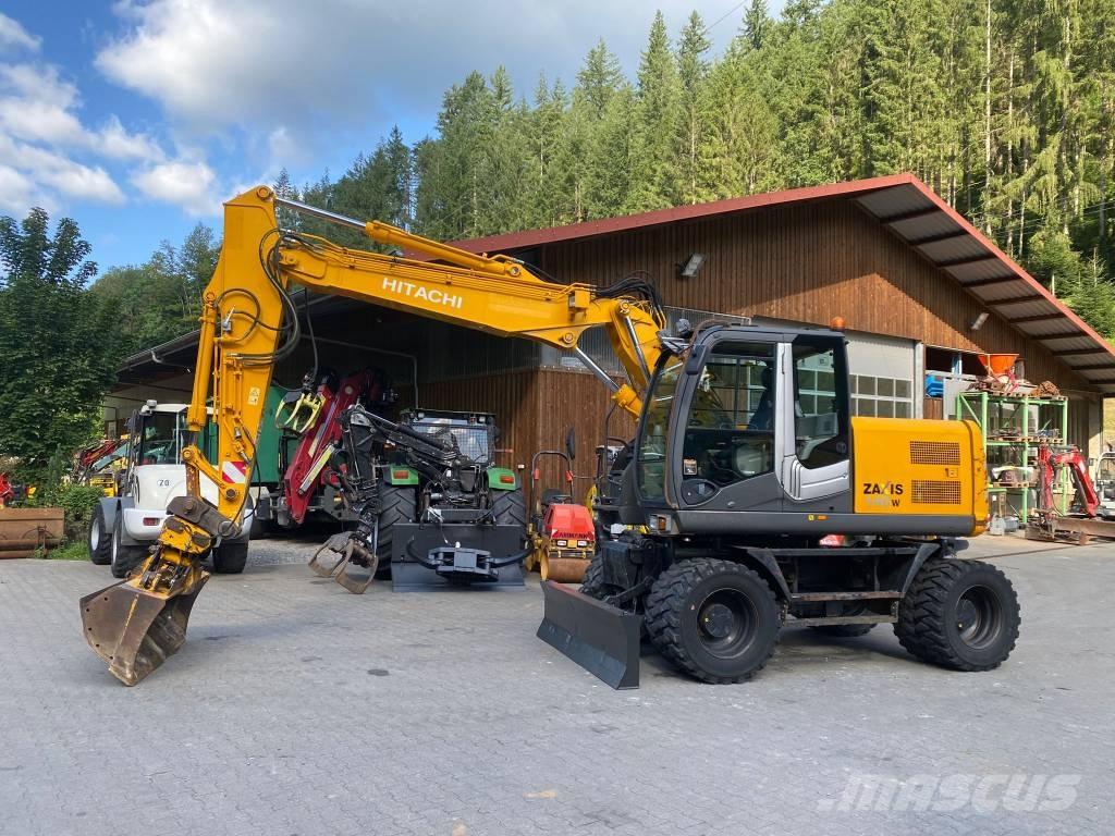 Hitachi ZX 140 W-3 Kolová rýpadla