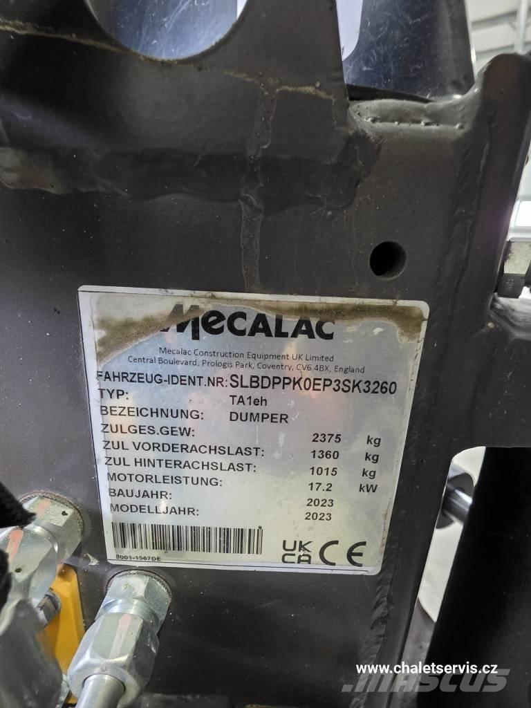 Mecalac TA 1 EH Vyklápěcí dempry