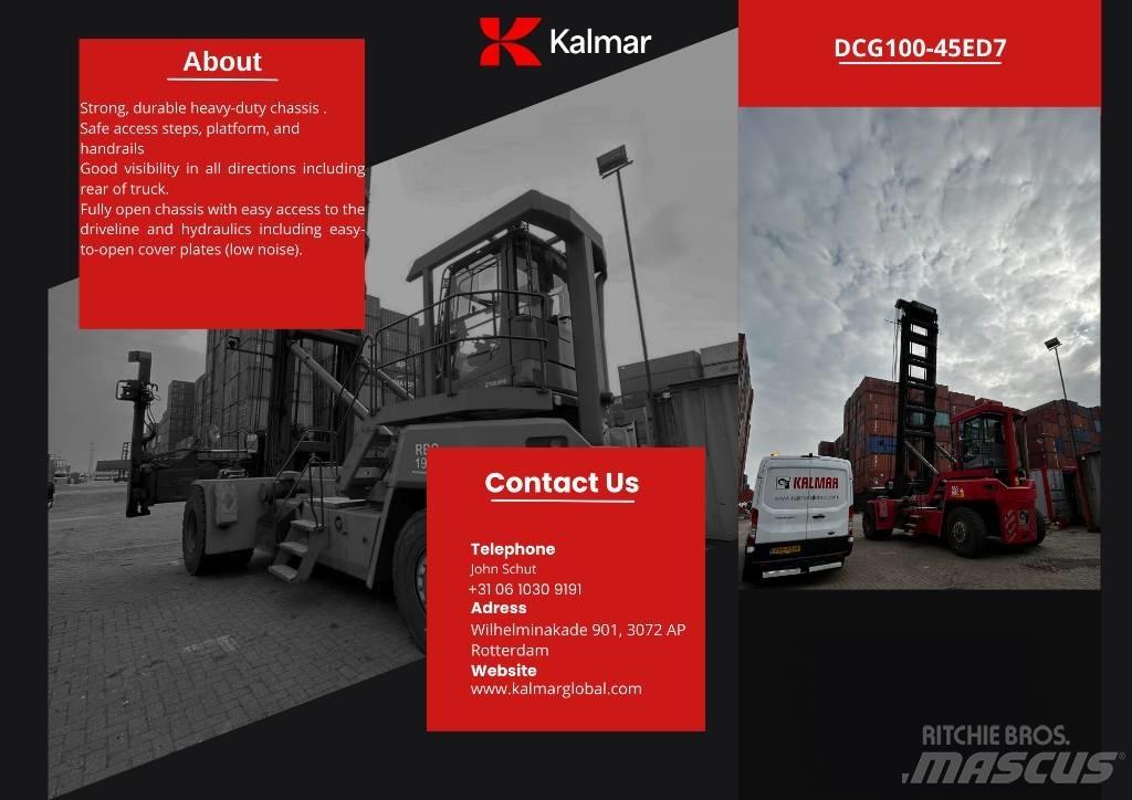 Kalmar DCG 100-45ED7 Kontejnerové manipulátory