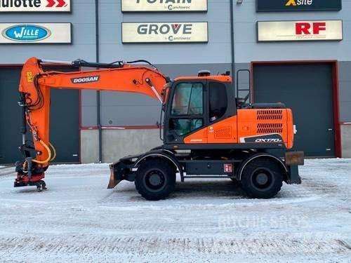 Doosan DX170W-5 Kolová rýpadla