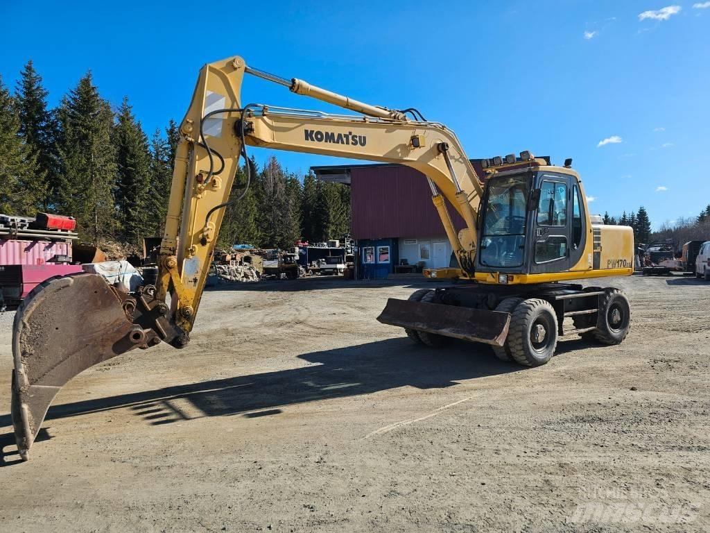 Komatsu PW 170-6 Kolová rýpadla