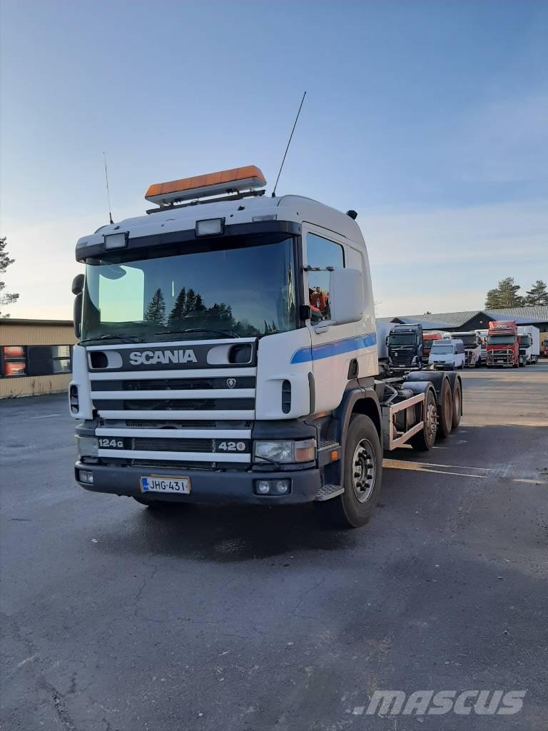 Scania P 124 Hákový nosič kontejnerů