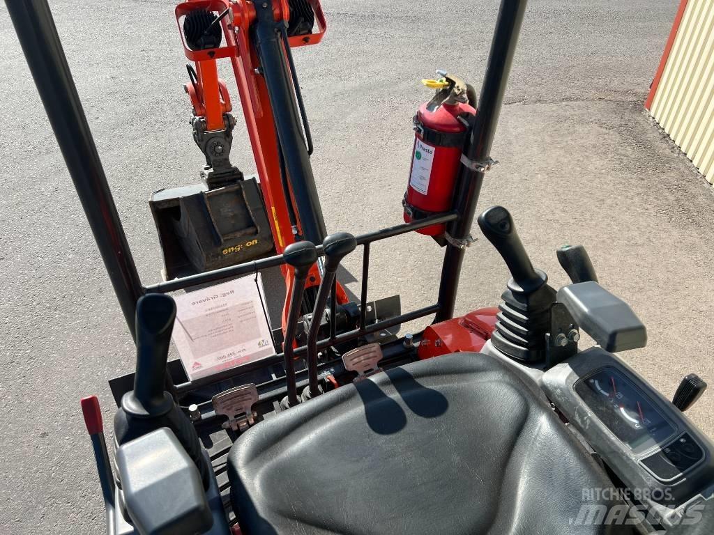 Kubota U 17-3 Mini rýpadla < 7t