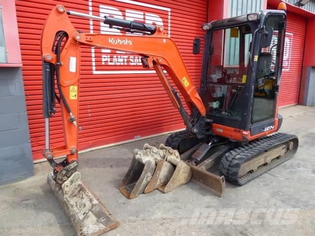 Kubota U 27-4 Mini rýpadla < 7t