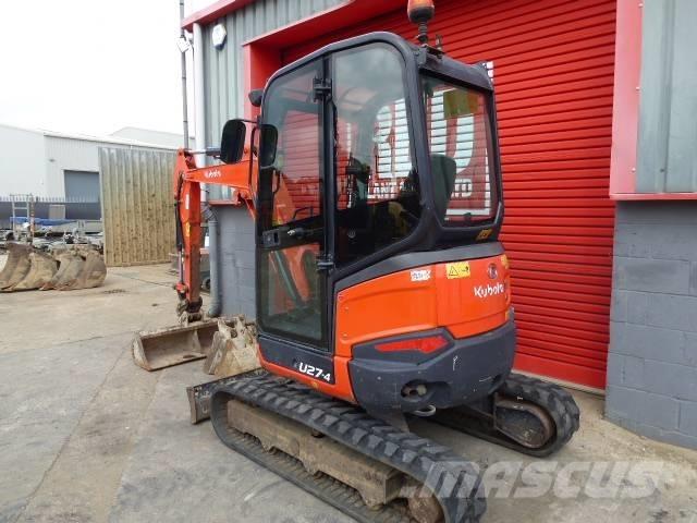 Kubota U 27-4 Mini rýpadla < 7t