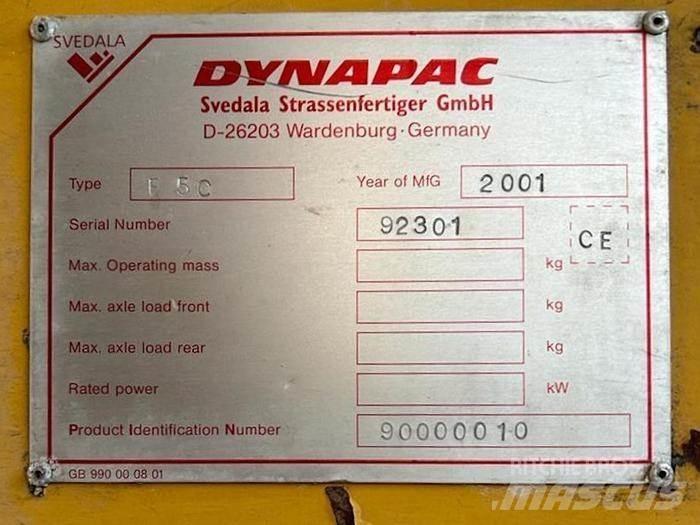 Dynapac F5C Finišery