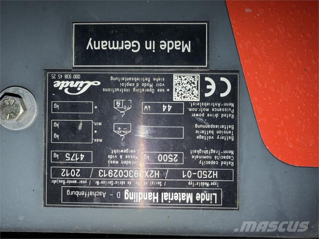 Linde H25D-01 Dieselové vozíky