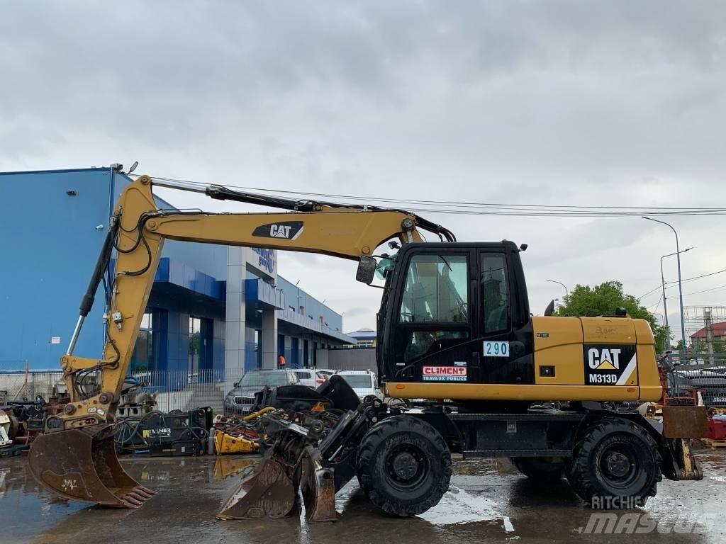 CAT M 313 D Kolová rýpadla