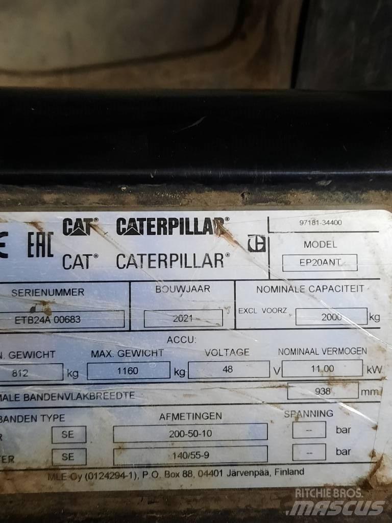 CAT EP20ANT Akumulátorové vozíky