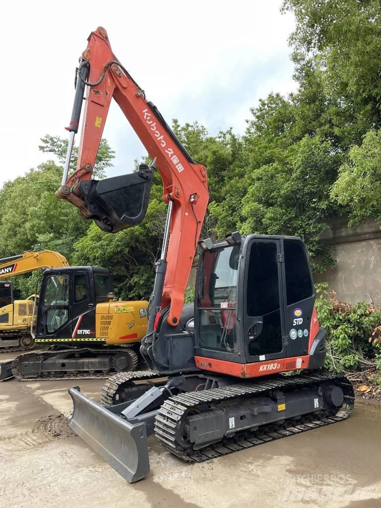 Kubota KX163 Pásová rýpadla