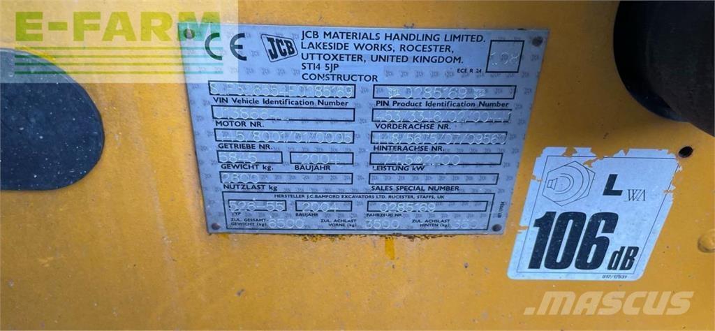 JCB 526-56 Teleskopické nakladače pro zemědělství