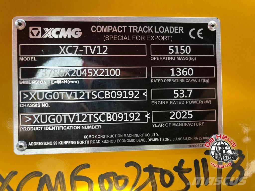 XCMG XC7-TV12 Kolové nakladače