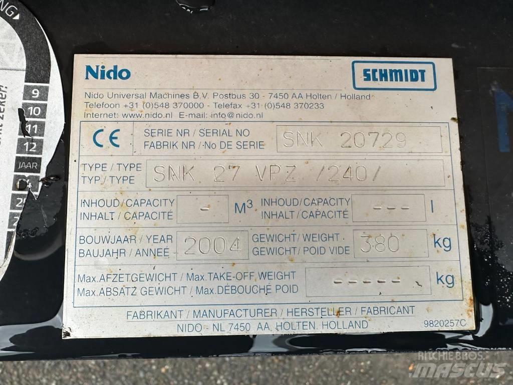 Nido SNK 27 VPZ 240 Sněžné pluhy, přední sněhové radlice