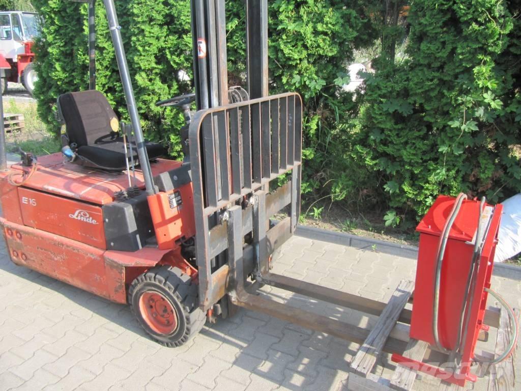Linde E 16 Akumulátorové vozíky