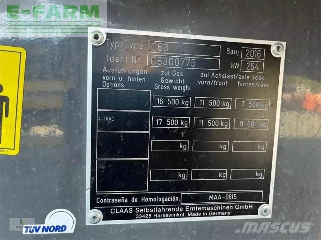 CLAAS lexion 630 Sklízecí mlátičky