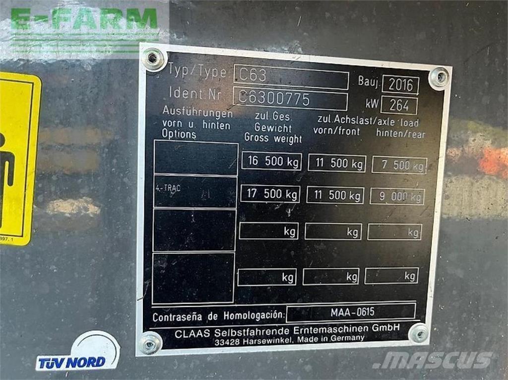CLAAS lexion 630 Sklízecí mlátičky