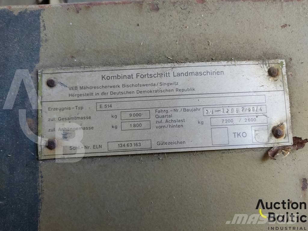 Fortschritt E 514 Sklízecí mlátičky