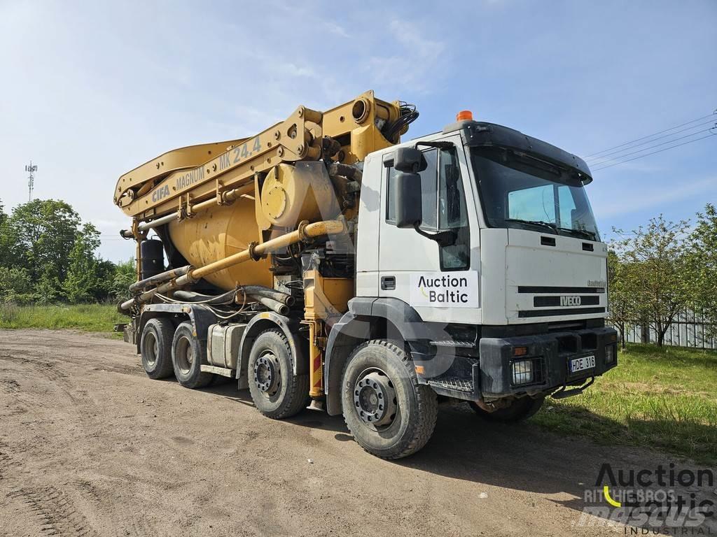 Iveco Magirus Nákladní auta s čerpadly betonu